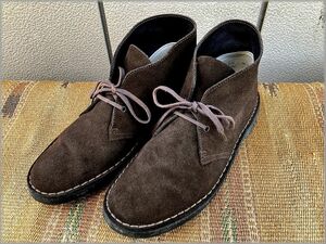 ★Clarks　クラークス　チャッカーブーツ　デザートブーツ　茶色　GB 7 US 7.5★検 シューズ 革靴