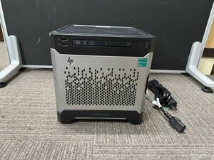 S887)hp TPS-W003 ProLiant MicroServer Gen8 サーバ　『HDDなし』 電源ACアダプター付属 通電確認 現状品（丁1）