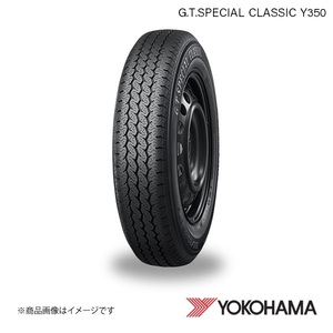 145/80R13 1本 ヨコハマタイヤ G.T.SPECIAL CLASSIC Y350 ヒストリックカー用 タイヤ S YOKOHAMA R6217