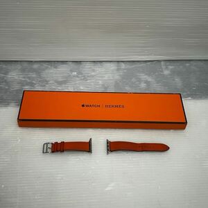 ▲C081▲ Apple watch アップルウォッチ HERMES エルメス レザーバンド シンプルトゥール