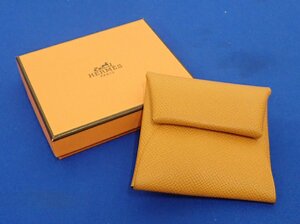 ◎HERMES　エルメス　パスティア　コインケース　小銭入れ　ライトブラウン系カラー　ウォレット