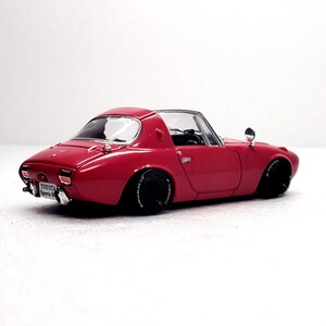 ローダウン 1/43 トヨタ スポーツ 800 1965 ヨタハチ カスタム品 昭和の名車 旧車 NOREV Toyota クラシックカー TRD 車高短 1円〜 121611