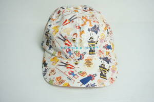 希少 美品 CA4LA カシラ SUMMER WARS サマーウォーズ PATTERN CAP アニメ コラボ キャップ 帽子 CLB00373 白 1031O