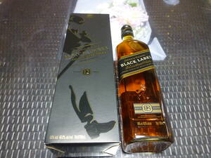 ジョニーウォーカー Johnny Walker ウイスキー 12年 黒ラベル 1000ml 