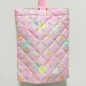 新品 SALE 定価1,430円 サンリオキルトシューズバッグ / 上履き入れ 入園 入学 新学期 女の子 手提げ　チアリーチャム