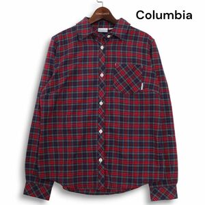 Columbia コロンビア PL7062 ロスエスクラボスポイント♪ 長袖 チェック シャツ Sz.XL　レディース アウトドア 大きいサイズ　K4T01305_8#C