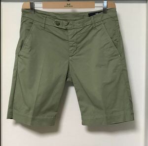 ◆【人気】entre amis アントレアミ / ハーフパンツ BERMUDA TK AMERICA CON CINT MILITARY 33inch