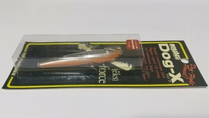 未使用 未開封 Megabass メガバス DOG-X(W) Dog-X ドッグX ドッグエックス WALKING-MINNOW ウォーキング ミノー Mモスオレ 1/4oz 2001年