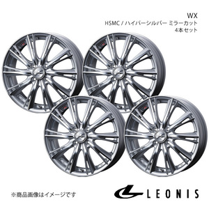 LEONIS/WX ヴィッツ 90系 アルミホイール4本セット【16×6.0J 4-100 INSET42 HSMC】0033872