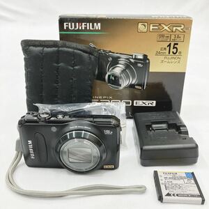 動作品　FUJIFILM FinePix F300EXR コンパクトデジタルカメラ 富士フィルム デジカメ バッテリー　充電器　箱他付属　02-0510