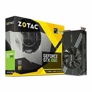 ZOTAC GeForce GTX 1060 Mini, ZT-P10600A-10L, 6GB GDDR5 VR Ready Super