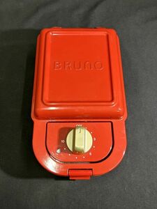 【O62-54】BRUNO ブルーノ ホットサンドメーカー 稼働品