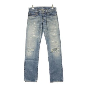 HYSTERIC GLAMOUR ヒステリックグラマー 2AP-6262 JEANS スタッズ デニムパンツ ブルー系 S [240101144662] レディース