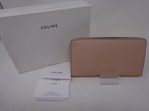 ◆セリーヌ 長財布 CELINE 105003AFJ つまみ難あり 中古◆6197