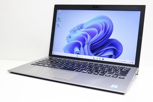 ノートパソコン Windows11 中古 VAIO Pro PG VJPG11C11N 第7世代 Core i5 SSD256GB メモリ8GB Windows10 13.3 カメラ