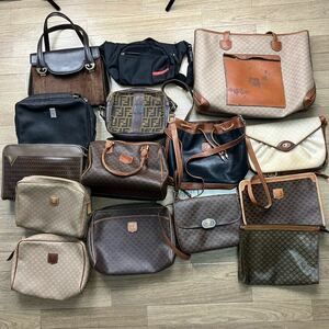 1円〜【ブランドまとめ】15点セット CELINE セリーヌ GUCCI グッチ PRADA プラダ フェンディ ダンヒル ショルダーバッグ ボディーバッグ 鞄