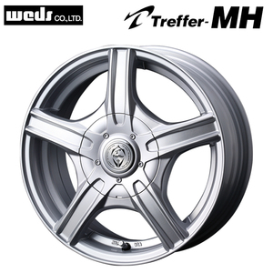 送料無料 ウェッズ Treffer-MH 6J-15 +29 9H-114.3 (15インチ) 9H114.3 6J+29【2本セット 新品】