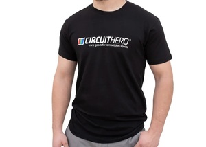 CIRCUITHERO LOGO Tee US Lサイズ 黒 USDM JDM サーキットヒーロー ロゴ　Tシャツ US仕様 正規輸入品 即納