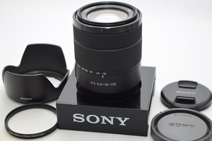 美品★SONY ソニー E 18-135mm F3.5-5.6 OSS SEL18135★おまけ付・レンズフード付