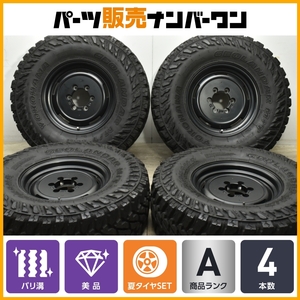 【バリ溝 美品】ディーン クロスカントリー 16in 7J +25 PCD139.7 ヨコハマ ジオランダーM/T G003 LT285/75R16 プラド FJクルーザー