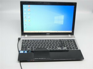 Acer aspire最新Win10中古ノートパソコンPC 第3世代i7-3612QM/15.6型/office/メモリ8G/SSD500G/内蔵カメラ/テンキー/BD-RE