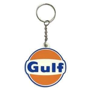 ラバー キーホルダー ガルフ GULF キーリング アメリカン雑貨