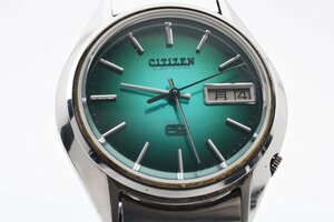 シチズン エレクトロニック デイデイト ラウンド 4-790987Ｋ 自動巻き メンズ 腕時計 CITIZEN
