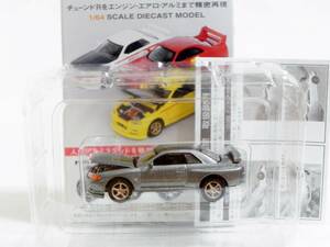 タルガ タッカー 1/64 チューンド 日産 スカイライン GT-R R32 ガングレーメタリック NISMO LM GT4 targa TACCAR エンジン再現