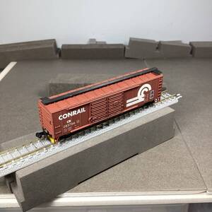 【送料 出品者負担】メーカー不明 アメリカ型貨物車 有蓋車（ボックスカー）②CONRAIL