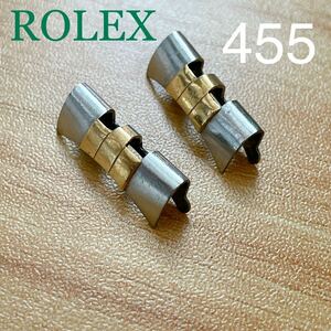 ★即決★純正★ROLEX ロレックス フラッシュフィット FF455 デイトジャスト コンビ用 メンズ腕時計 付属品 パーツ 部品【送料無料】