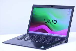 【1円～】Windows11搭載！薄型軽量1.07kg！13.3型FHD液晶 快速ノートPC！VAIO Pro PG VJPG1113 i5-8250U RAM8G SSD256G 無線LAN