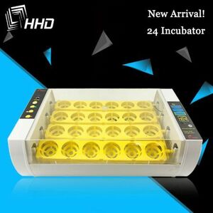 ◎送料無料！自動孵卵器 インキュベーター 大容量２４個 デジタル温度制御装置 ふか 卵 にわとり【a1885】