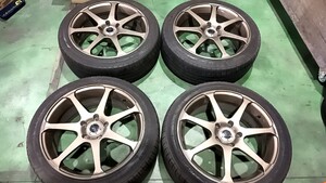 AVS MODEL7 ヨコハマ AVS モデル7 18インチ 7.5J 114.3 シルビア ドリフト 