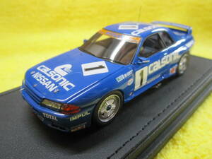 ignition model IG1593 1/43 R32 CALSONIC SKYLINE (#1) 1991 JTC 星野一義 鈴木利男（ニッサン スカイライン GT-R カルソニック