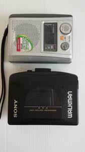 ポータブルプレーヤー　2点セット　SONY TP-VS550, SONY WM-EX10　訳ありジャンク品