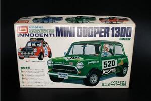 未組立★IMAI イマイ 1/20 イノチェンティ ミニクーパー 緑★0985 ミニ MINI 1300 未開封 廃番 絶版 当時物 プラモデル プラモ 昭和 レトロ