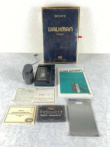 1円出品:箱付き:SONY:WALKMAN Deluxe WM-3:METAL:ソニー:メタルテープ ウォークマン:取説書/保証書/非売品カセットテープ/など付属