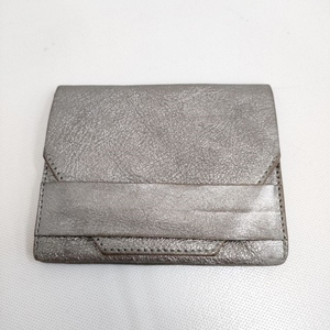 chi.wata small wallet コンパクトウォレット 二つ折り財布 シルバー チワタ 4-0904G 234877