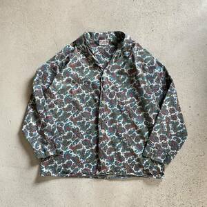 80’s MANHATTAN PAISLEY PAJAMAS SHIRT マンハッタン　長袖シャツ 総柄 ペイズリー　古着　vintage used