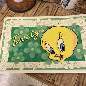 ヴィンテージ★ワーナーブラザース　TWEETY ランチョンマット③★トウィーティ、未使用、レトロ