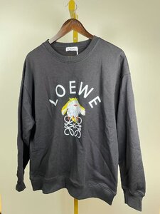 ■【美品】 Loewe ロエベ クルーネックスウェットシャツ メンズ ブラック