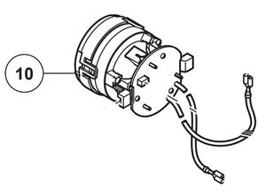 HiKOKI ハイコーキ 36V コードレスクリーナ R36DB 用 モータファン 376634 充電式 掃除機 クリーナー 部品 パーツ 修理 モータ くりーなー