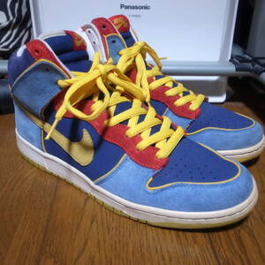 Nike SB Dunk High Pacman 29.5cm 305050-471 USED 中古 古着 ナイキ ダンク SB ハイ パックマン US11.5 UK10.5