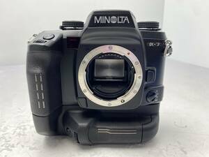 11/19 *15★MINOLTA α-7★ミノルタ 一眼レフフィルムカメラ ボディ【中古/現状品/通電確認OK/動作未確認】