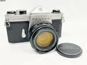 ★ASAHI PENTAX アサヒ ペンタックス SP SPOTMATIC Super-Takumar 1:1.4/50 一眼レフ フィルムカメラ ボディ レンズ 164Y8-7