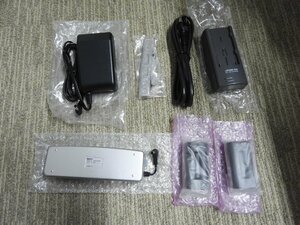 未使用　SANYO ゴリラ　NVP-DP2 リチウムイオン電池パック　ポータブルナビ用　９VACアダプター　NVP-AC7（5819）