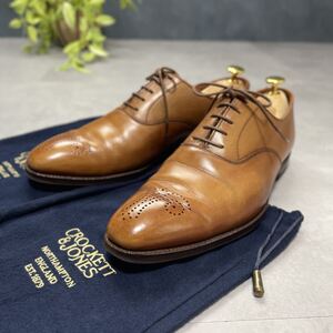 CROCKETT＆JONES CONWAY メダリオンオックスフォードシューズ