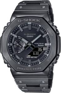 送料無料★国内正規品★新品・未使用★CASIO G-SHOCK Bluetooth 搭載 フルメタル 電波ソーラー GM-B2100BD-1AJF★化粧箱付き★定価￥93,500