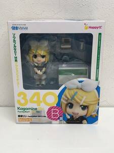 【未開封品・中古・箱ダメージ有り】：Happyくじ　B賞　ねんどろいど　340　鏡音リン　Family Mart2013ver.(20240928)