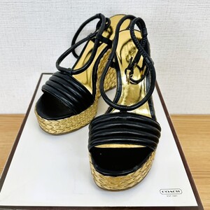 COACH　コーチ　ストラップサンダル　５B